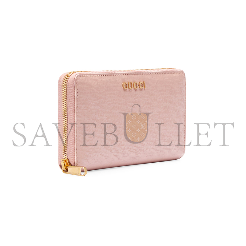 GUCCI ZIP AROUND WALLET WITH GUCCI SCRIPT 772642 (20*12.5*4cm) GUCCI ZIP AROUND WALLET WITH GUCCI SCRIPT 772642 (20*12.5*4cm)